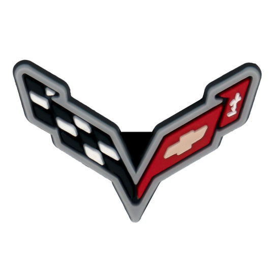 corvette car logo charm