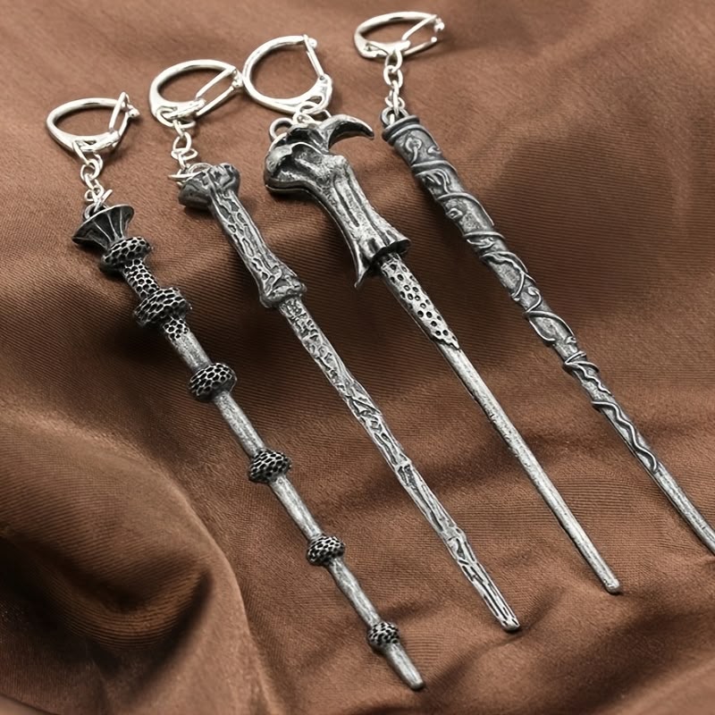Harry Potter Magic Wand Metal Keychains