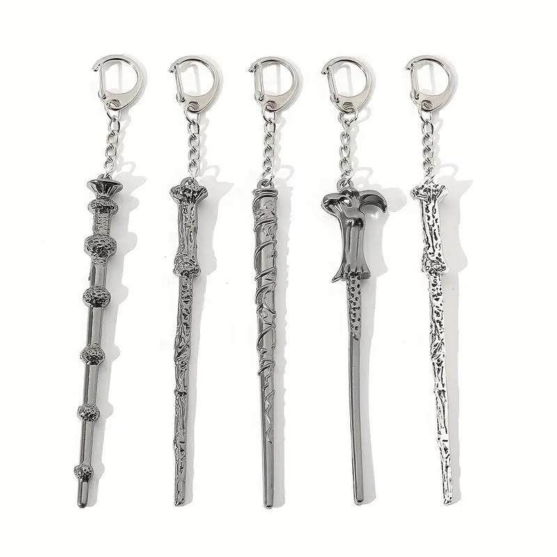 Harry Potter Magic Wand Metal Keychains