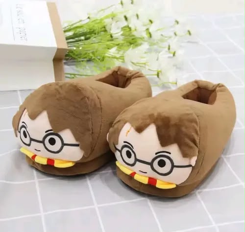 Harry Potter Plush House Slippers (Size  35-42) – Soft Plushie Slippers