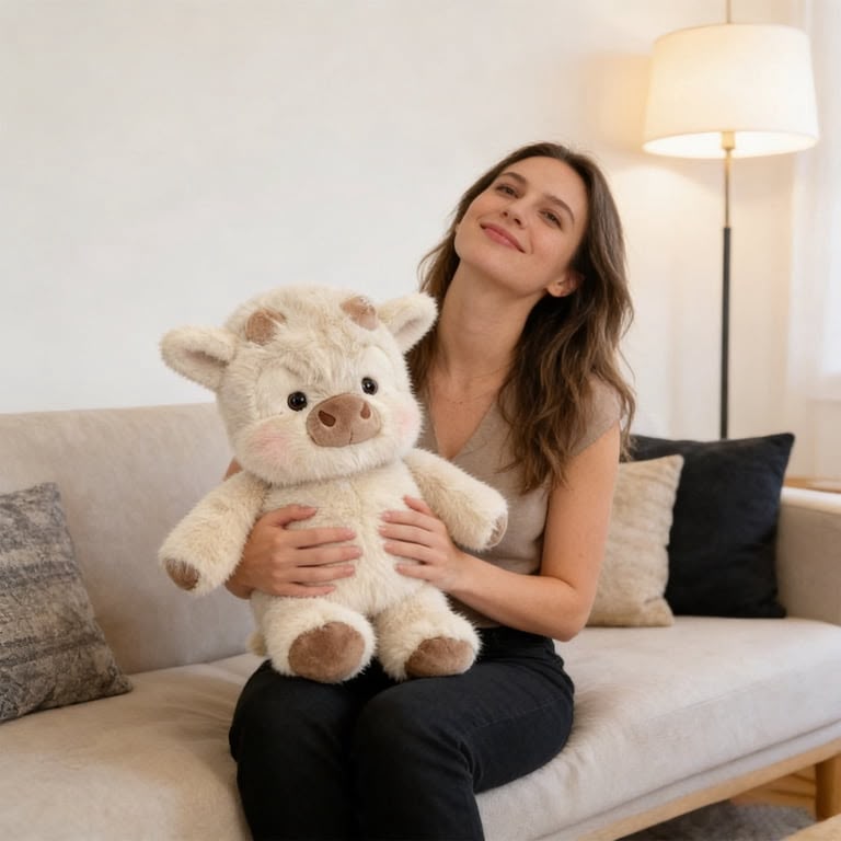 Huge Cute cow plush - 60 cm