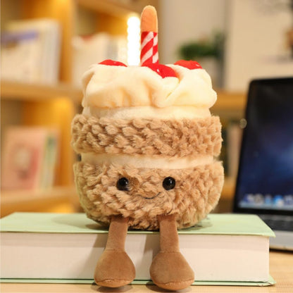birthday cake plush toy - 23cm