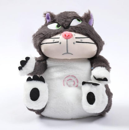 Lucifer angry cat breathing plush toy