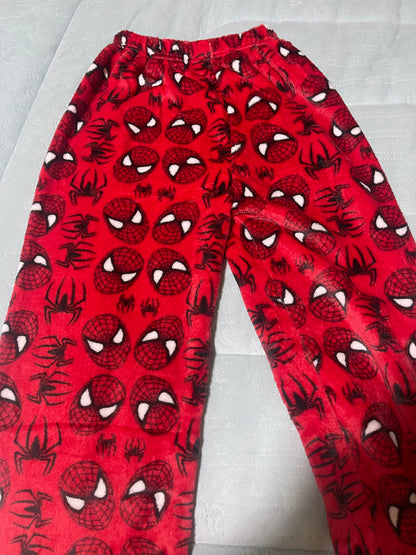 Spider man winter pajama pants