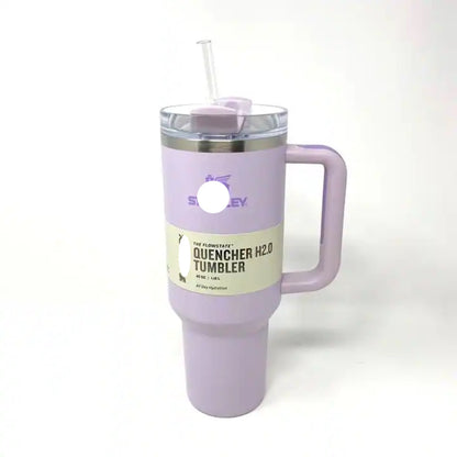 Lavender purple tumbler mug
