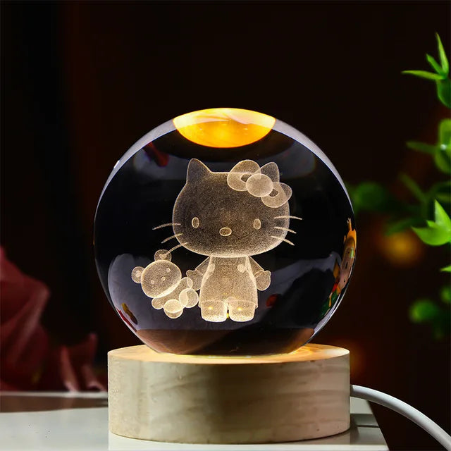 Hello kitty crystal ball