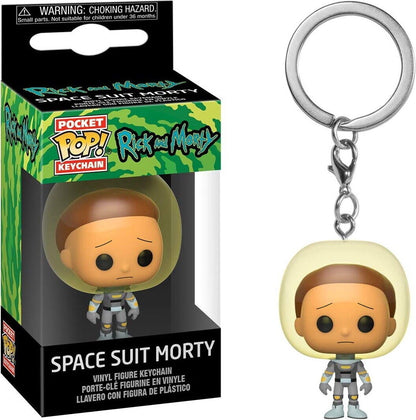 Space Suit Morty keychain