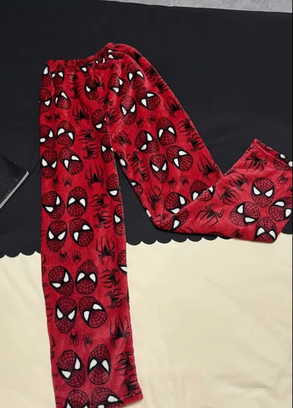 Spider man winter pajama pants (winter material)(خامة شتوية)