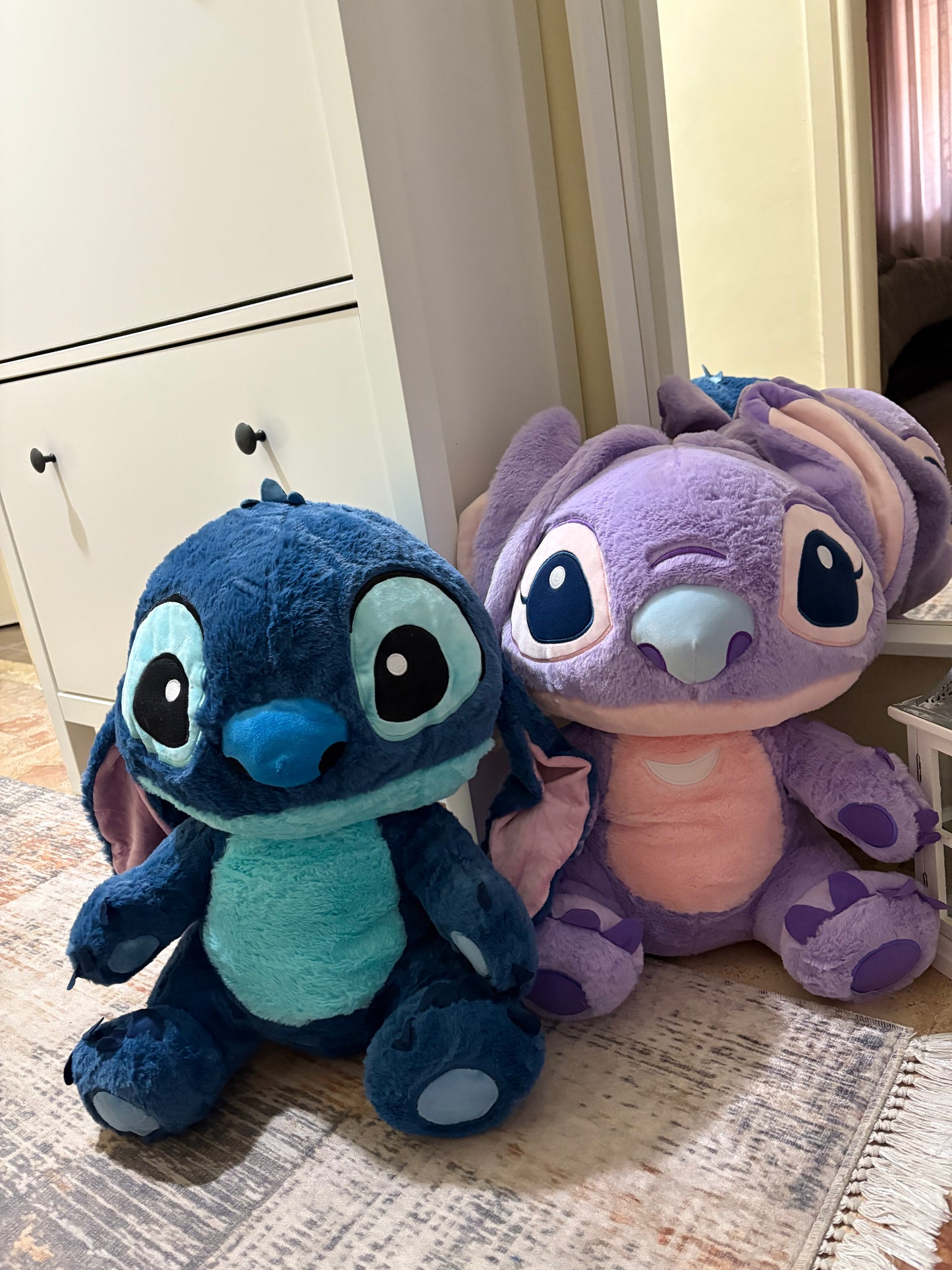 Stitch and Angel plush toys ( 45 cm )