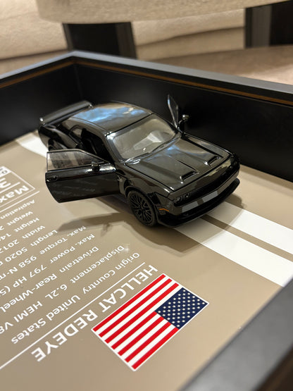 Challenger hellcat redeye 3D wall art - 32cm x 23 cm