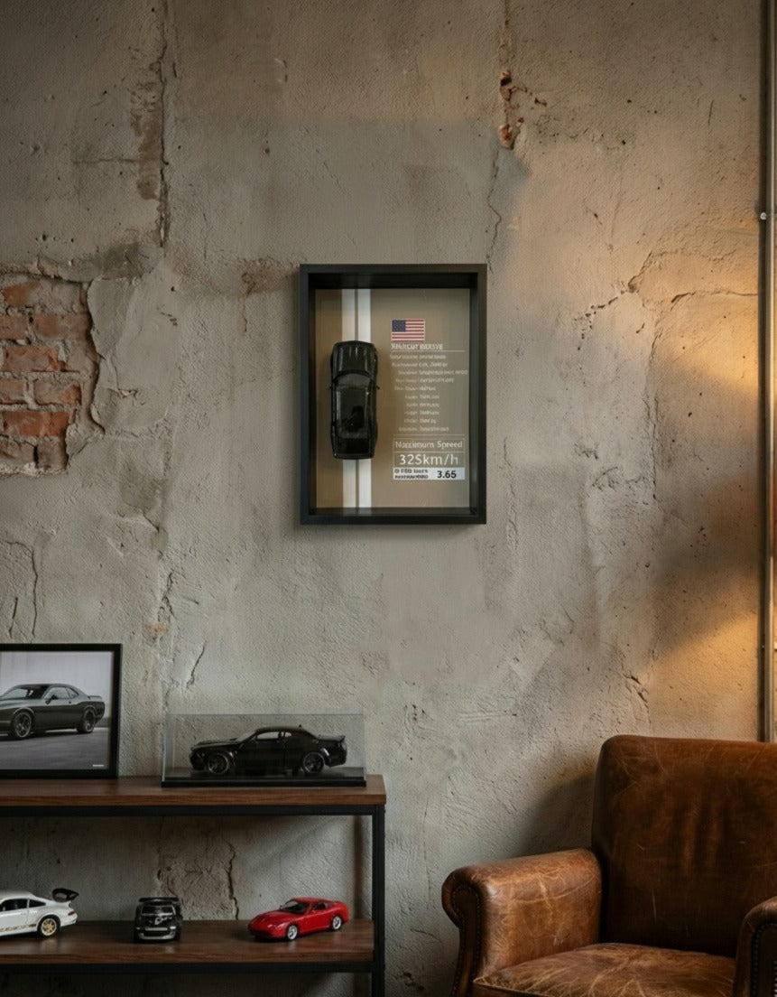 Challenger hellcat redeye 3D wall art - 32cm x 23 cm