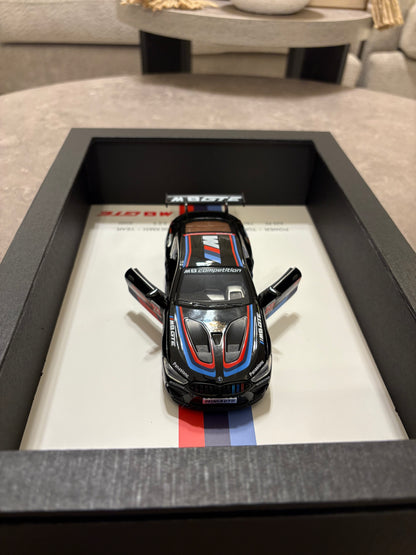 BMW M8 GTE – 3D Framed Diecast Wall Art - 32cm x 23cm