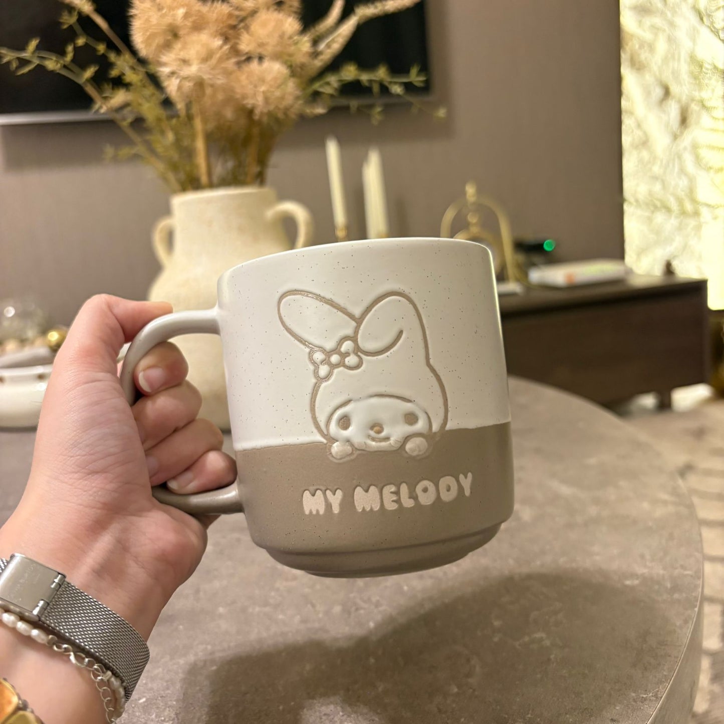 Minimalist Two-Tone My Melody Ceramic Mug