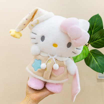Sleepy Time Hello Kitty Plush Toy – Bedtime Pajama Cuddly Stuffed Animal - 30 cm