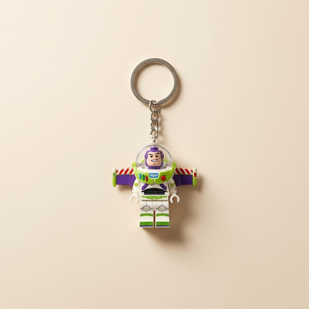 Toy Story Mini Figure Keychains – Woody with Forky, Buzz Lightyear & Jessie Keyring Collection