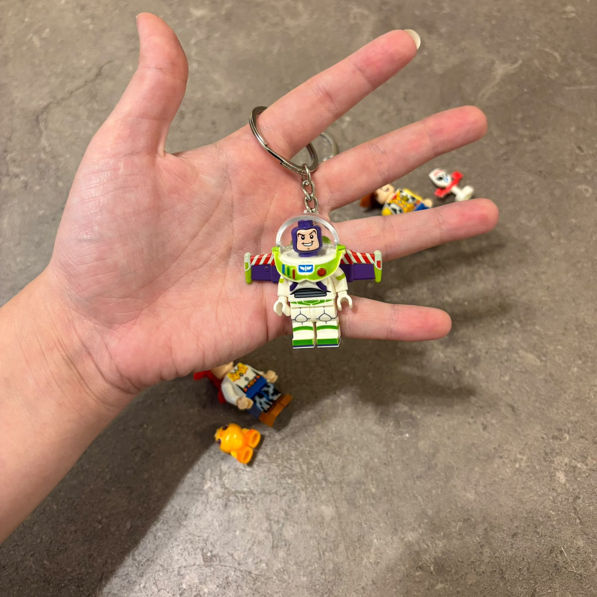 Toy Story Mini Figure Keychains – Woody with Forky, Buzz Lightyear & Jessie Keyring Collection