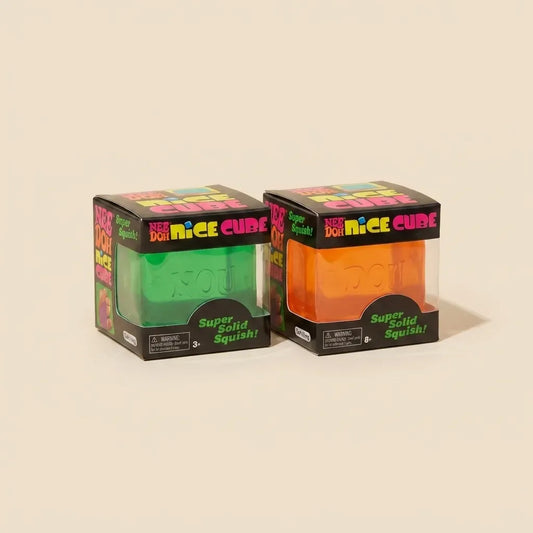 Translucent Squishy Ice Cube Fidget Toy | Stress & Anxiety Relief Sensory Cube