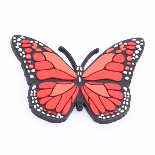 big red butterfly charm