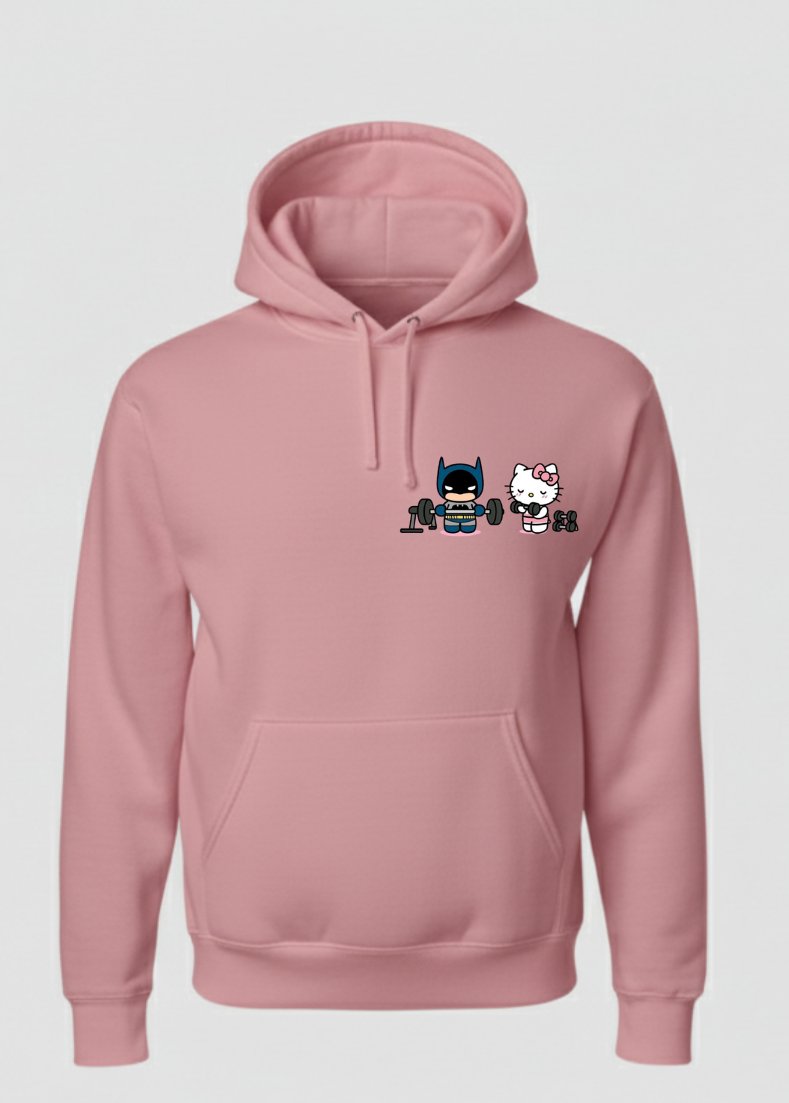 Batman and Hello kitty Hoodie