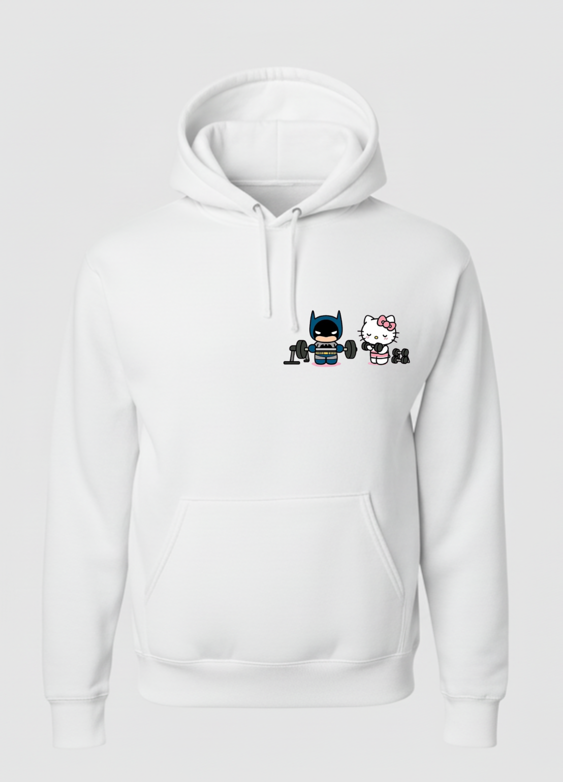 Batman and Hello kitty Hoodie