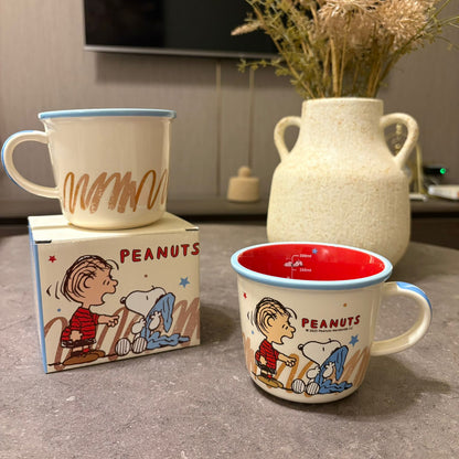 Vintage-Style Peanuts Ceramic Camp Mug