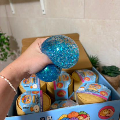 Glitter Dumpling Squishy Toy with Steamer Basket - Blind Box