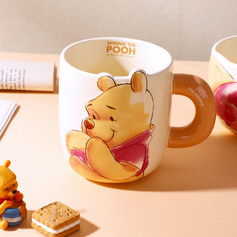 Winnie the Pooh Sweet Thoughts Mug with Yellow Rim