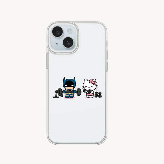 hello kitty and batman phone case