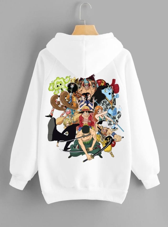 anime hoodie (Back print) - Close Up | Pinky Promise