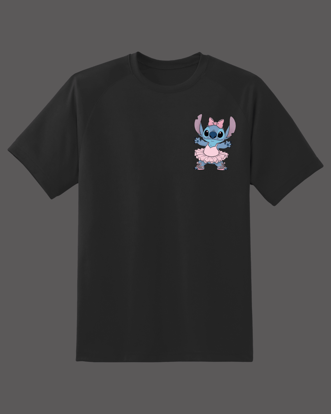 Ballerina Stitch tshirt Kids Sizes - Close Up | Pinky Promise