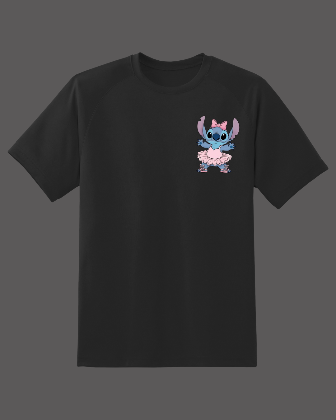 Ballerina Stitch tshirt Kids Sizes - Close Up | Pinky Promise
