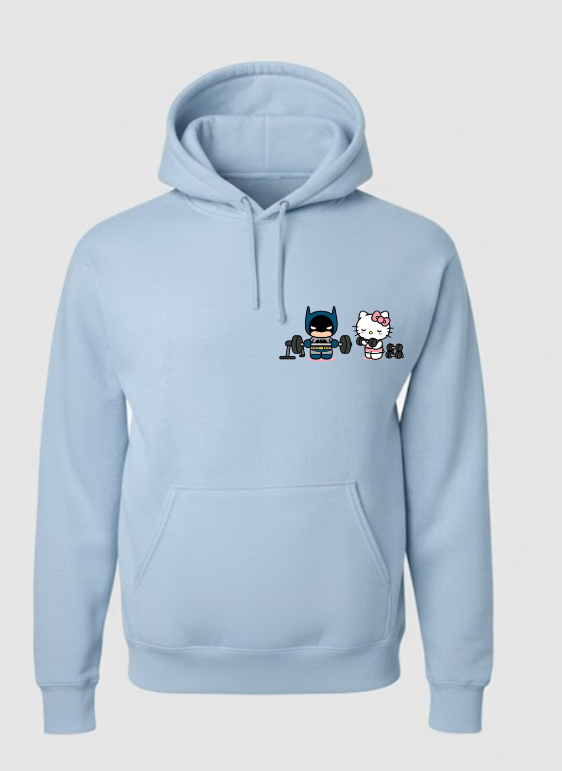 Batman and Hello kitty Hoodie - Close Up | Pinky Promise