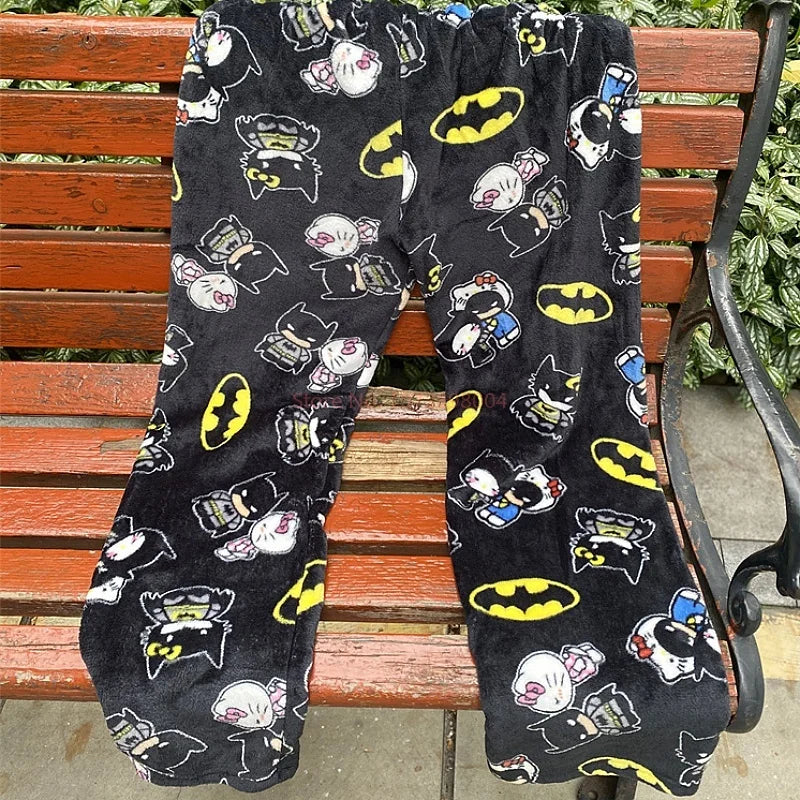 Batman hello kitty pajama pants (winter material)(خامة شتوية) - Photo 5 | Pinky Promise
