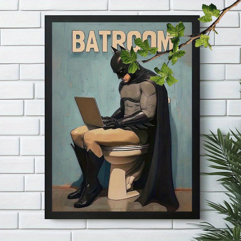 Batroom Frame - batman frame - 45cm x 30cm | Pinky Promise