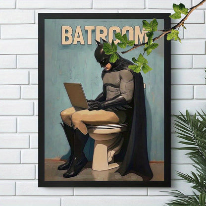 Batroom Frame - batman frame - 45cm x 30cm | Pinky Promise