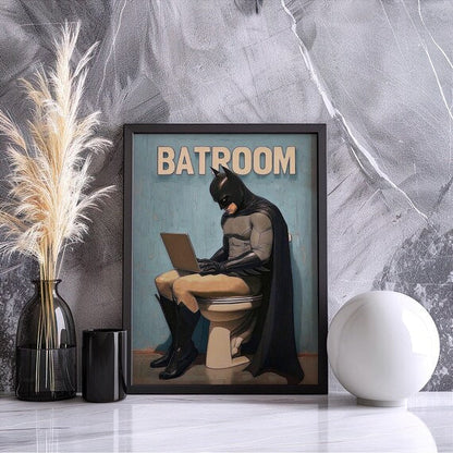 Batroom Frame - batman frame - 45cm x 30cm - Photo 5 | Pinky Promise