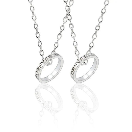 Buy Best Friends For ever matching necklaces set at Pinky Promise