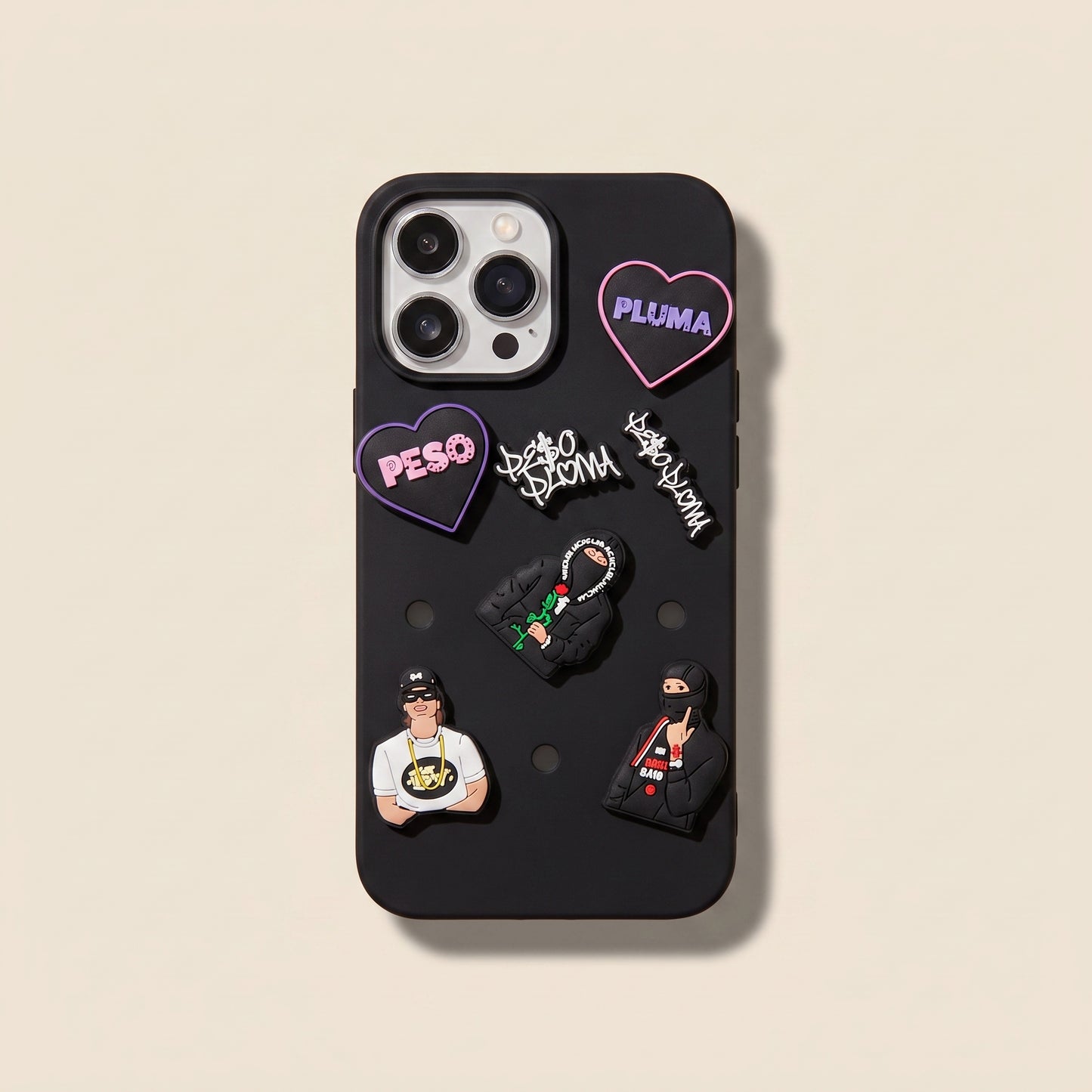 Buy Black charm case at Pinky Promise