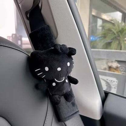 Buy Black hello kitty seat belt pad at Pinky Promise