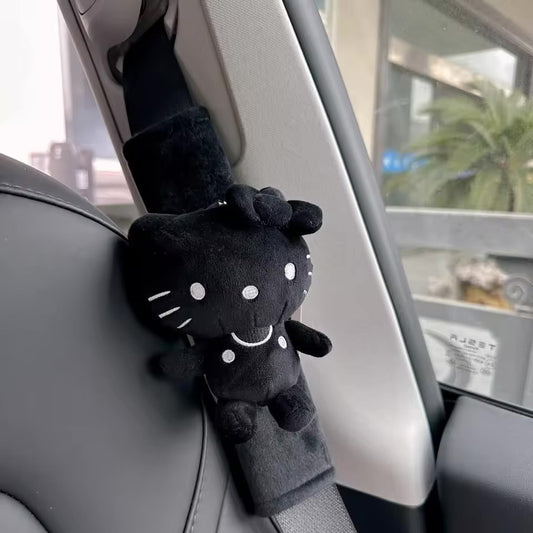 Buy Black hello kitty seat belt pad at Pinky Promise