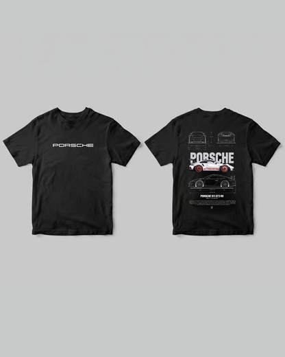 Porsche T-shirt - Front and back