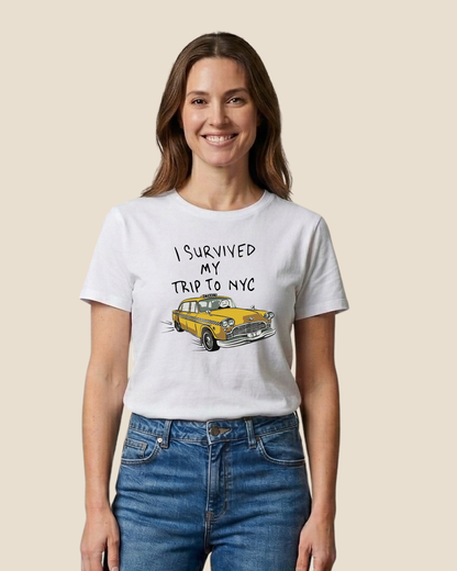 Peter parker - spiderman  - I survived my trip to NYC - t-shirt