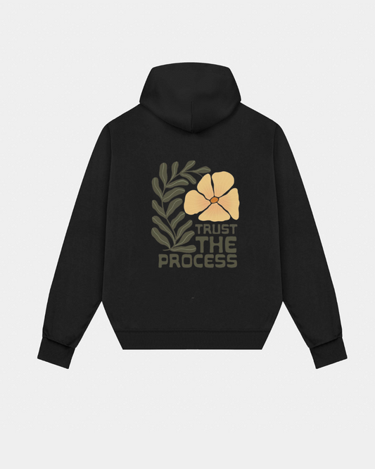Floral hoodie - Back print