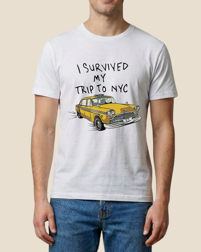 Peter parker - spiderman  - I survived my trip to NYC - t-shirt