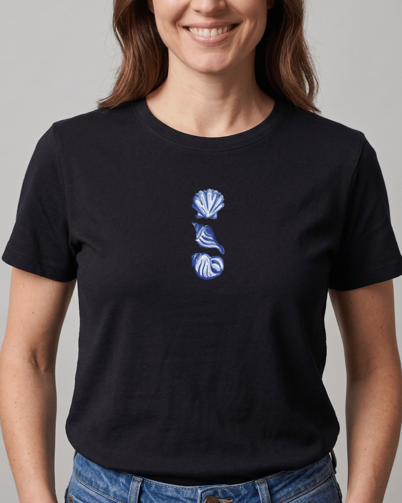 Blue Shells T-shirt - Front and back - Photo 4 | Pinky Promise