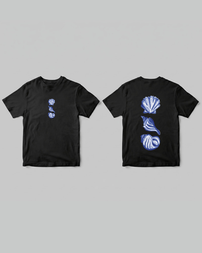 Blue Shells T-shirt - Front and back - Photo 5 | Pinky Promise