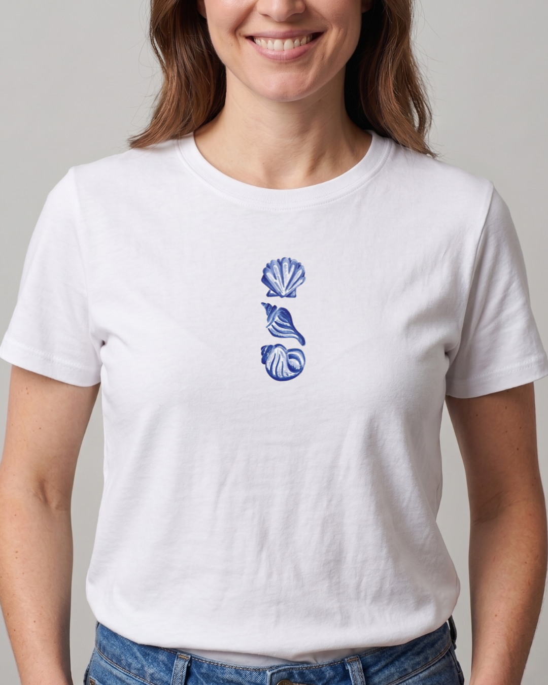 Blue Shells T-shirt - Front and back | Pinky Promise