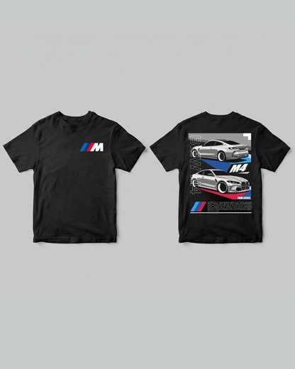 BMW M4 T-shirt - Front and back | Pinky Promise