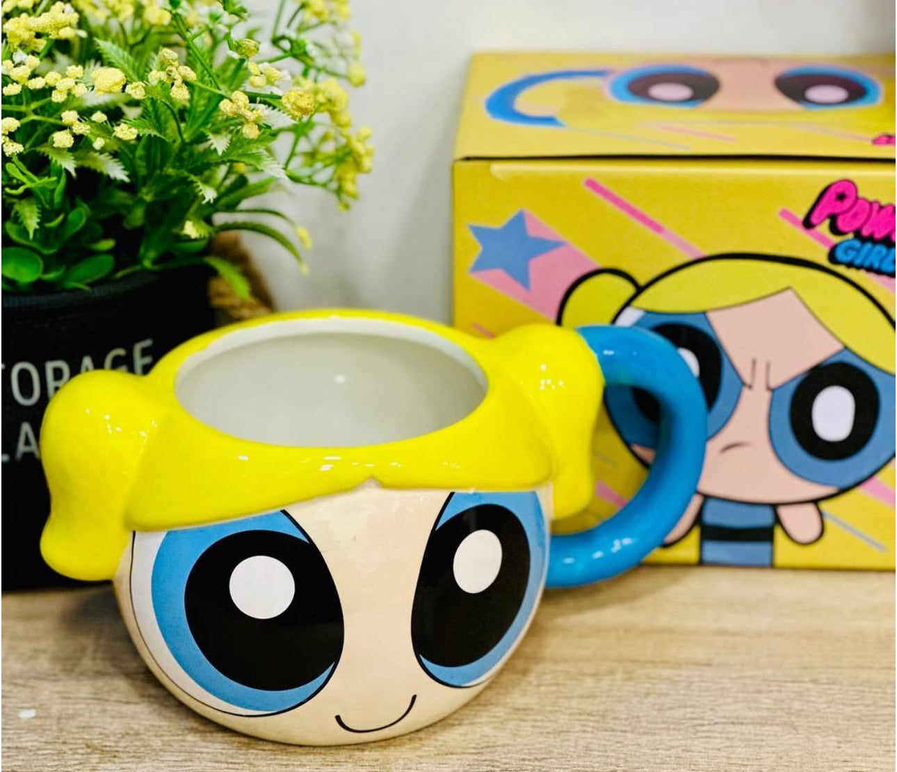 Bubbles mug with a lid - Close Up | Pinky Promise