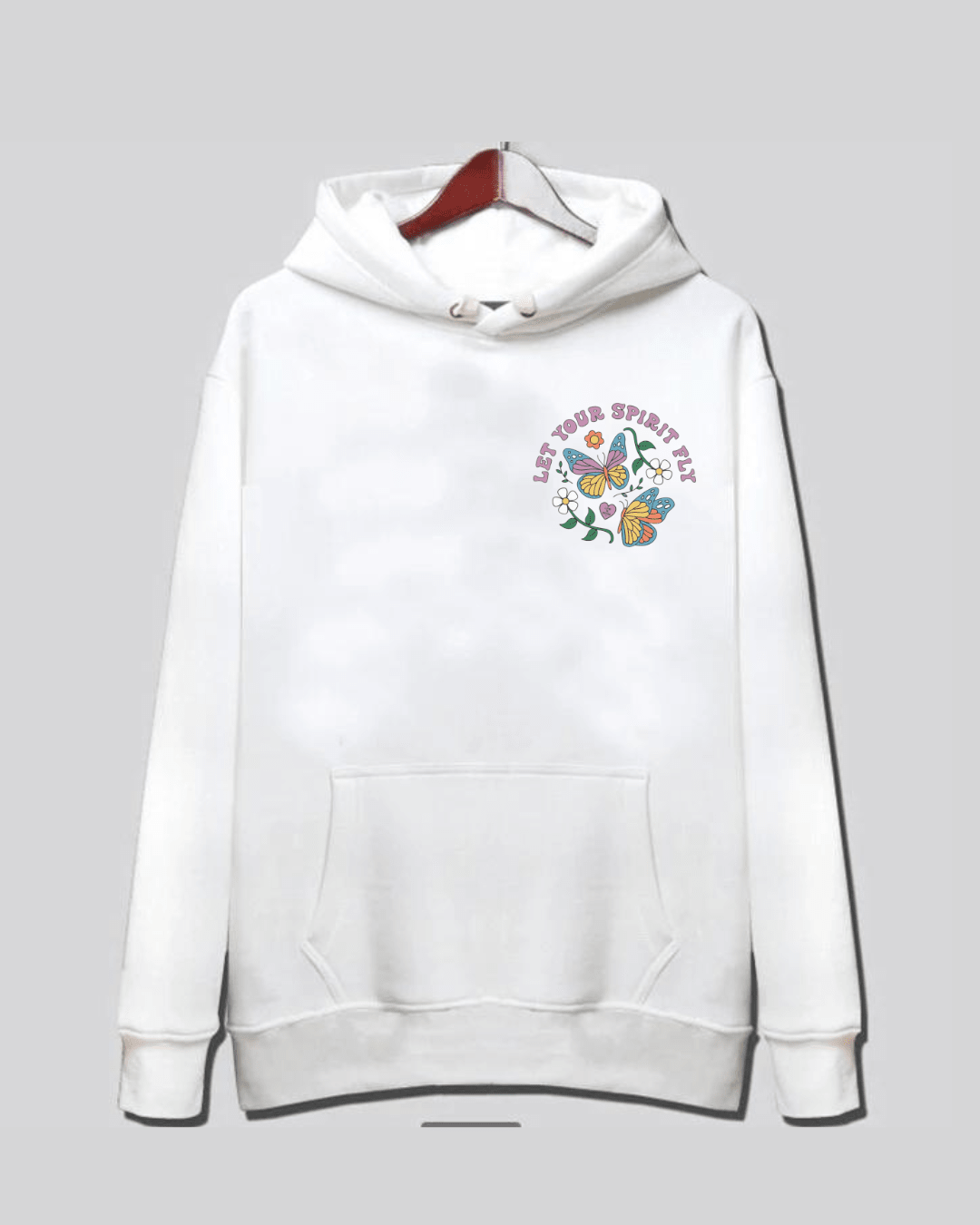 Butterfly hoodie - Back + front print | Pinky Promise